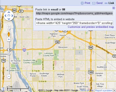 Google Map Example
