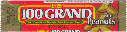 100 Grand&reg; with Peanuts