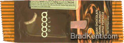 Cocoa Deli - Belgian Chocolate Caramel Crunch Truffle Popsicle