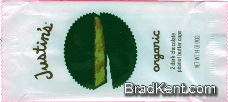 Justin's dark chocolate peanut butter cups