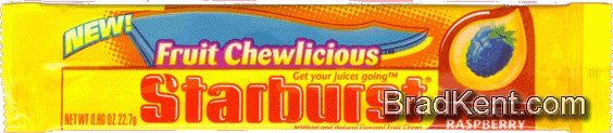 Fruit Chewlicious&trade; Starburst - Blue Raspberry