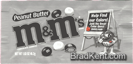 m&m's&reg; - Peanut Butter (Black & White)