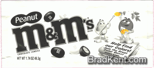 m&m's&reg; - Peanut (Black & White)