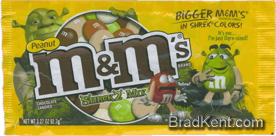 m&m's&reg; - Peanut - Shrek2 Mix