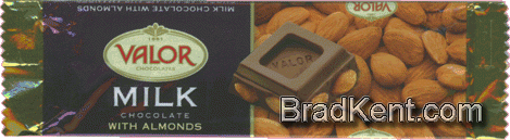 Valor - Milk Choclate with almonds