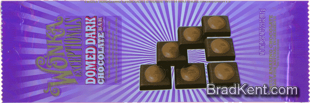 Wonka Exceptionals - Domed Dark Chocolate Bar